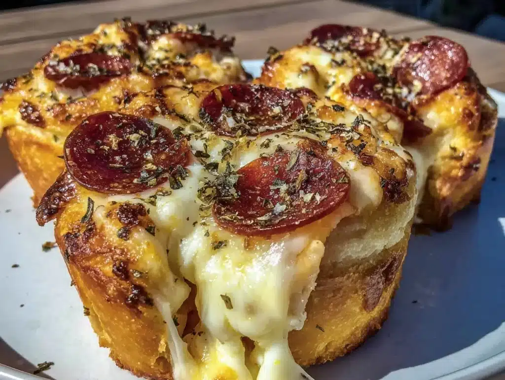 mini crescent roll pizzas - featured image