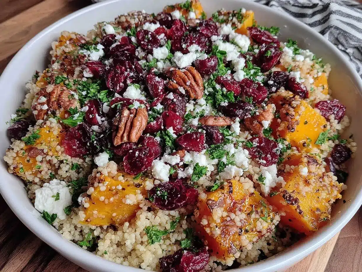 pearl couscous salad preparation steps