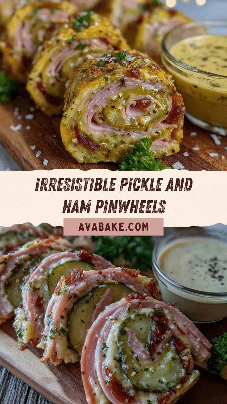 pickle and ham pinwheels recipe