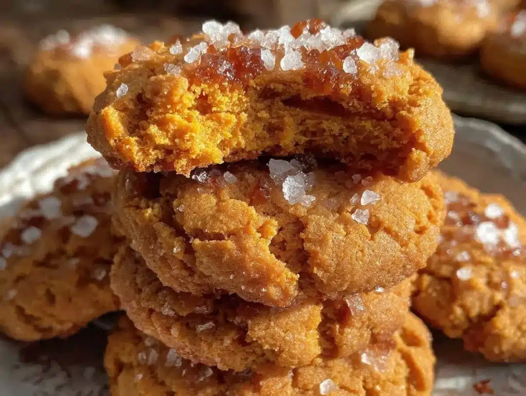 pumpkin cinnamon crumble cookies - featured image