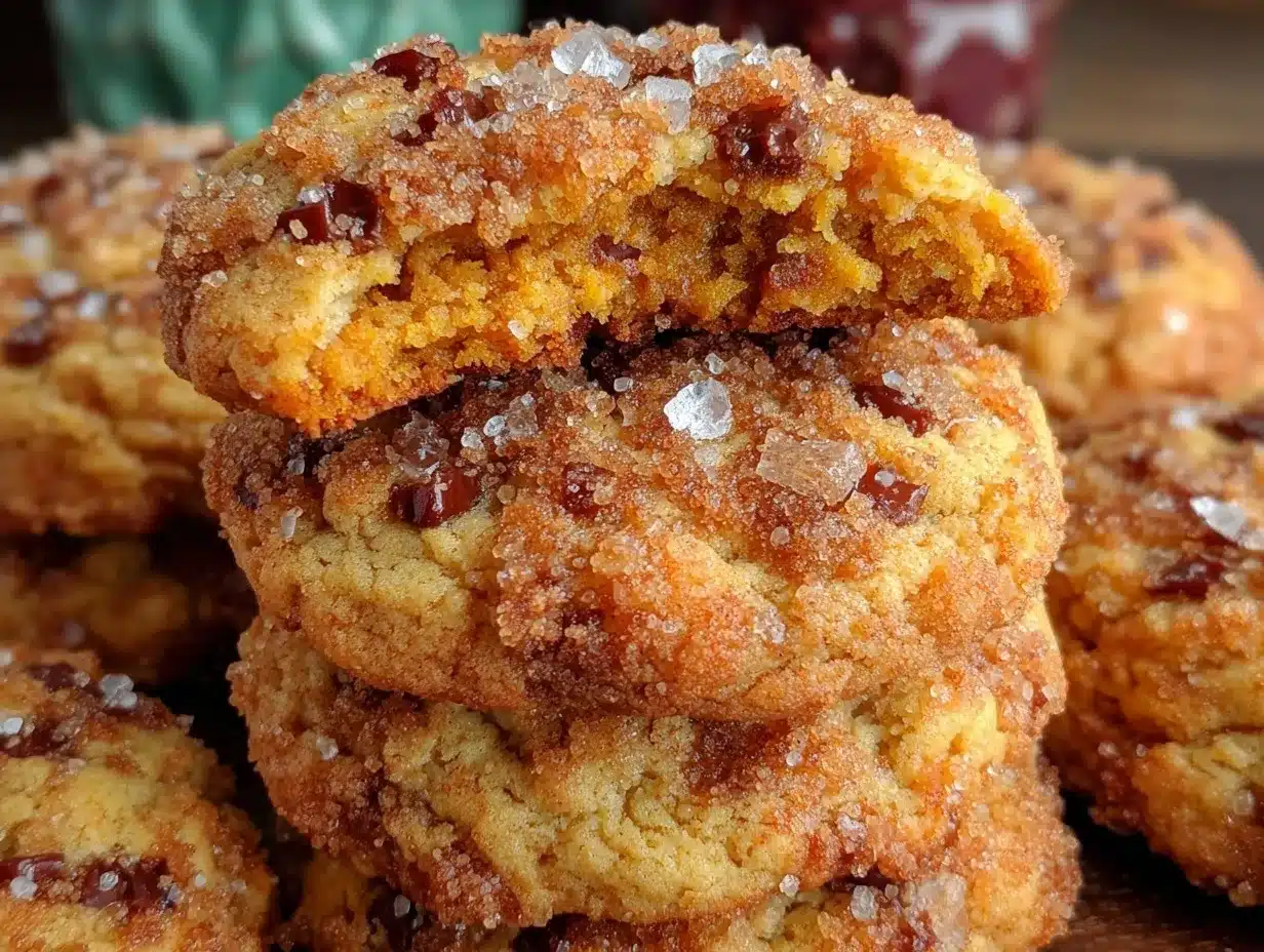 pumpkin cinnamon crumble cookies preparation steps