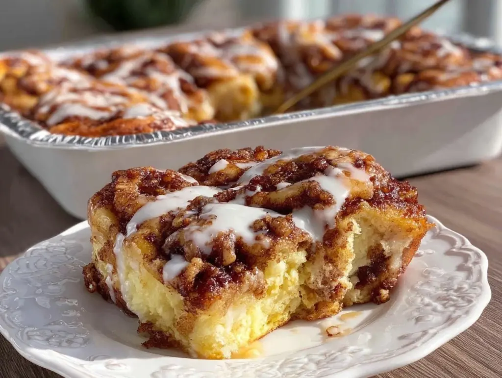 Pumpkin Cinnamon Roll Bake - featured image
