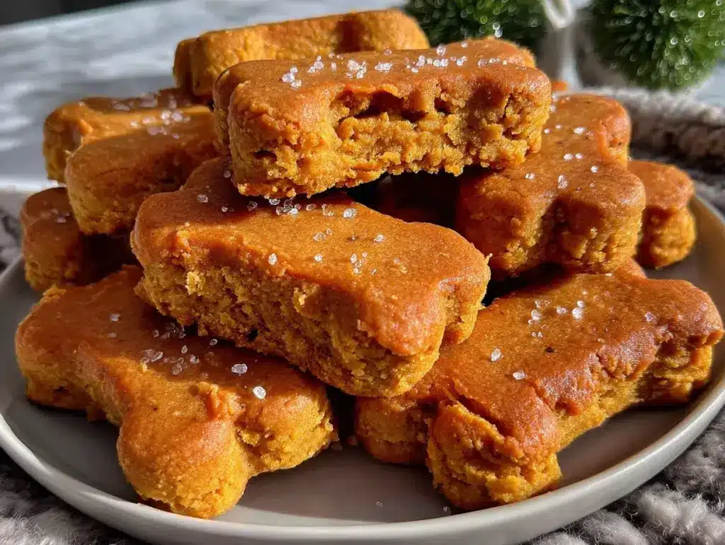 pumpkin dog biscuits - featured image