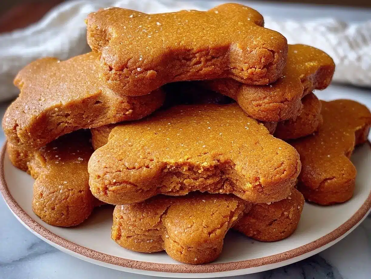 pumpkin dog biscuits preparation steps