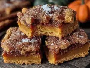 pumpkin spice cookie bars - featured image