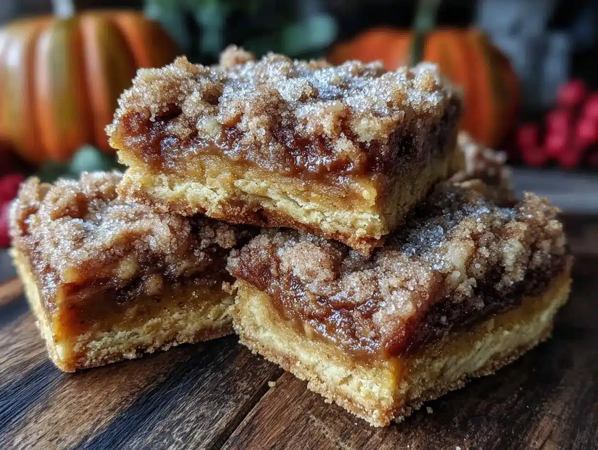 pumpkin spice cookie bars preparation steps
