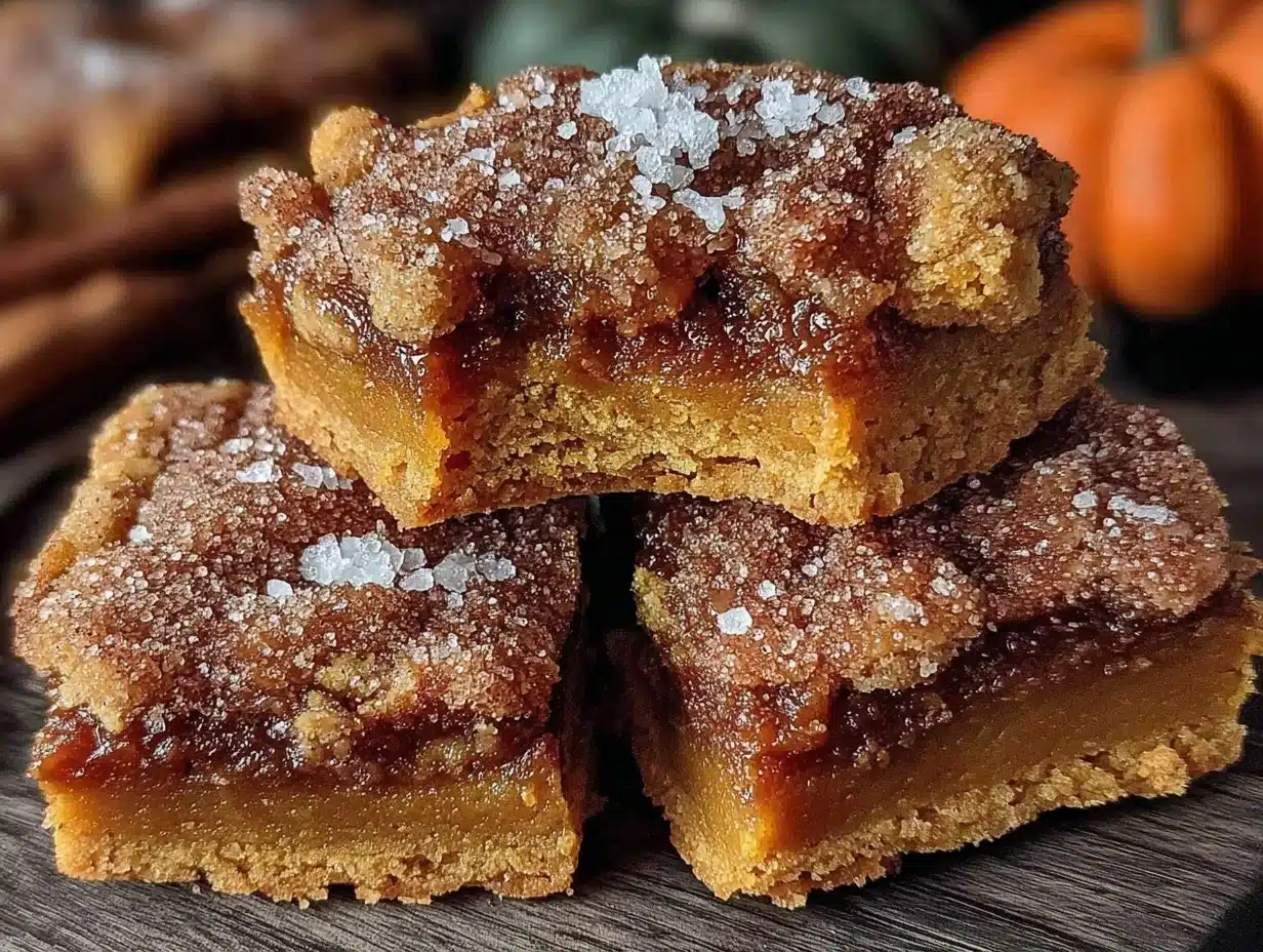 pumpkin spice cookie bars - featured image