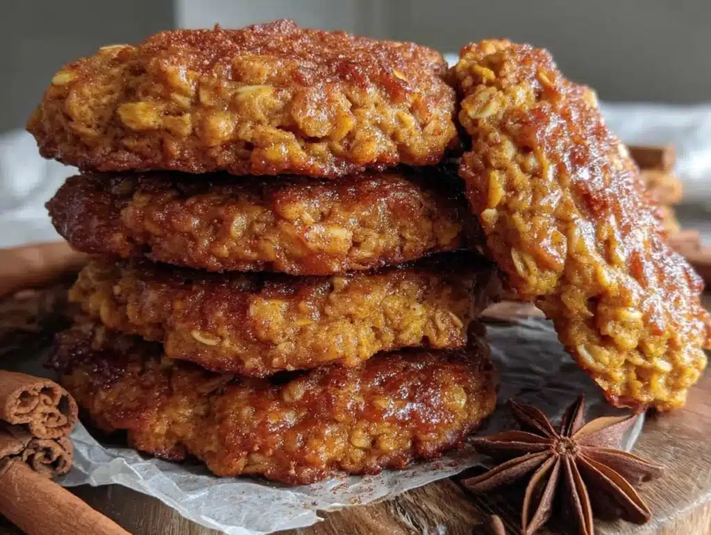 pumpkin spice oatmeal cookies - featured image