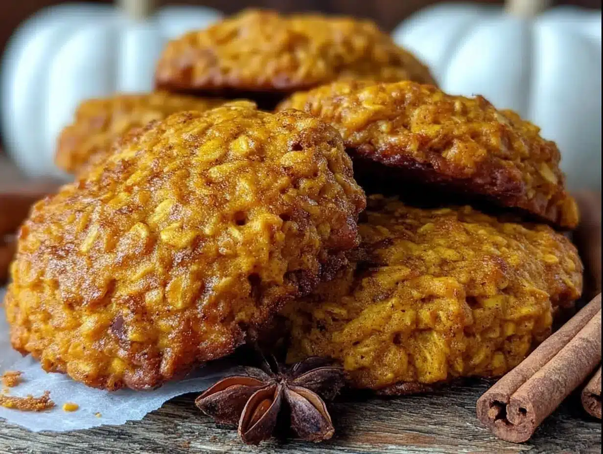 pumpkin spice oatmeal cookies preparation steps