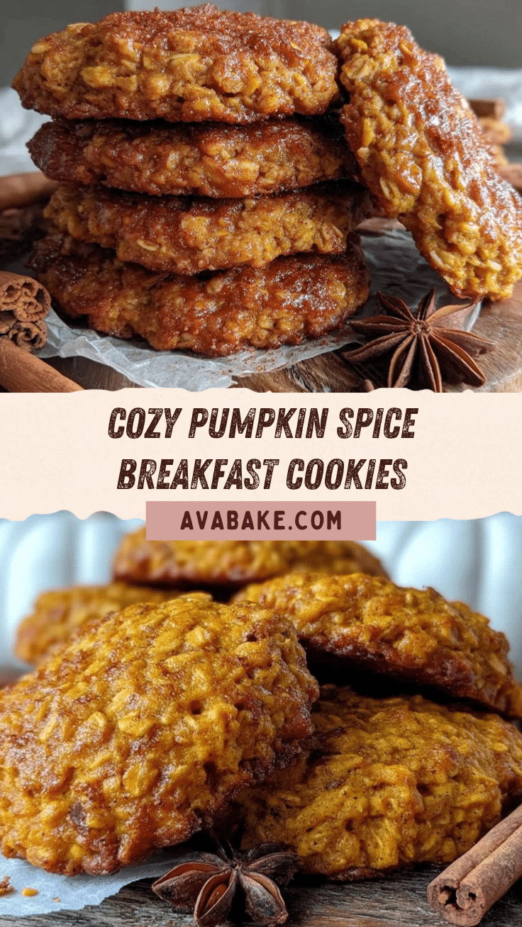 pumpkin spice oatmeal cookies recipe