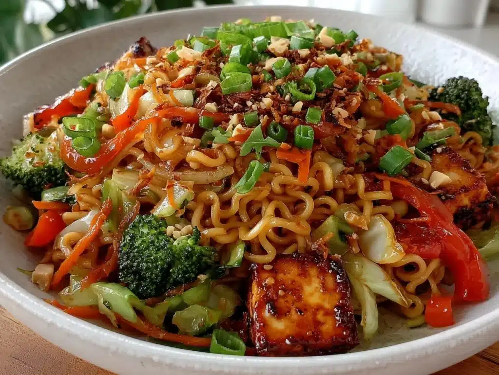 ramen noodle stir fry - featured image