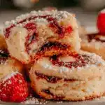 raspberry swirl cookies - featured image