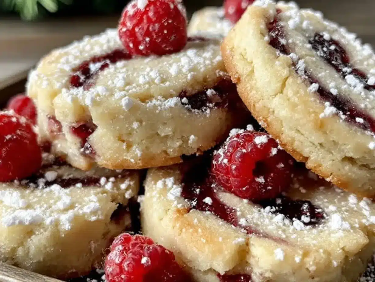 raspberry swirl cookies preparation steps