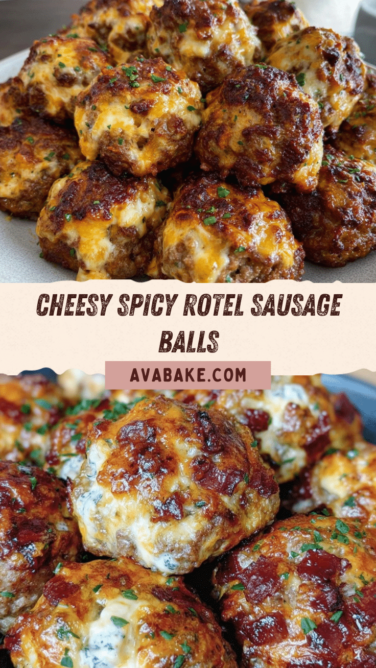 Rotel cream cheese sausage balls recipe