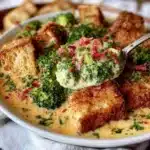 smoked gouda broccoli cheddar soup - featured image