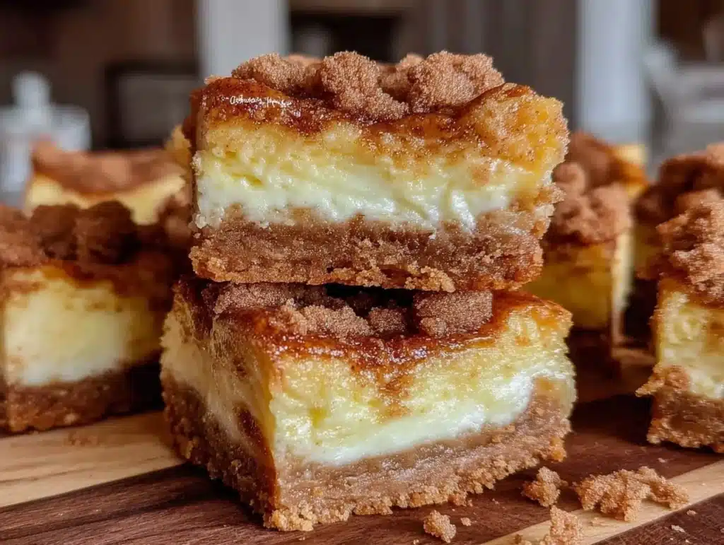 snickerdoodle cheesecake bars - featured image
