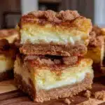 snickerdoodle cheesecake bars - featured image