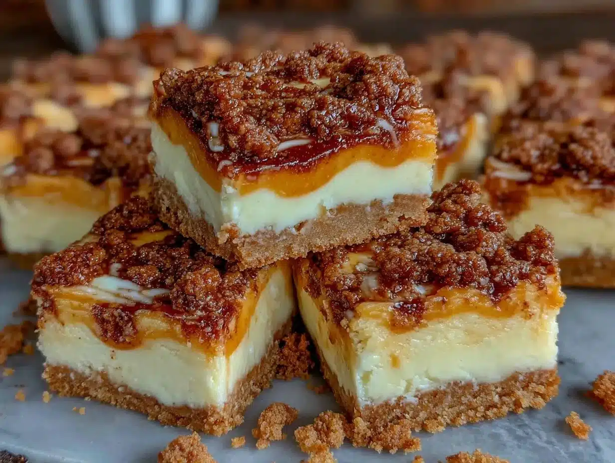 snickerdoodle cheesecake bars preparation steps