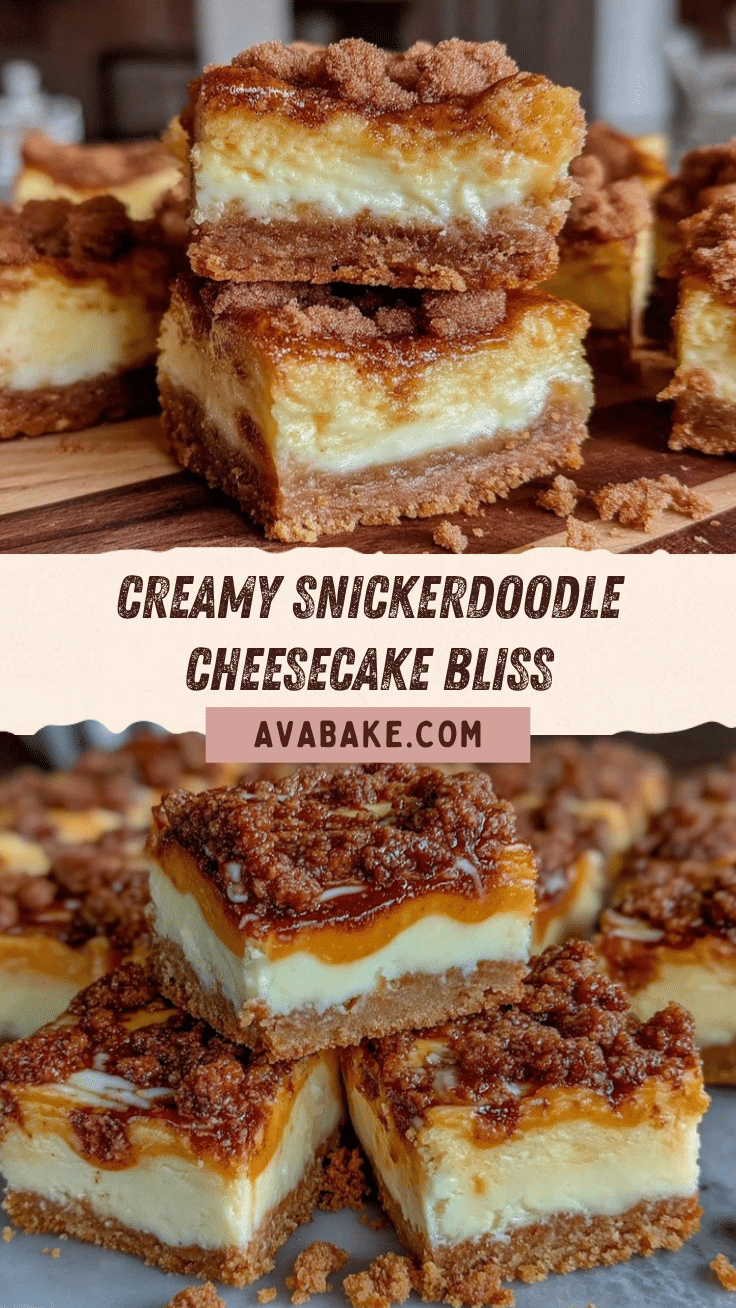snickerdoodle cheesecake bars recipe