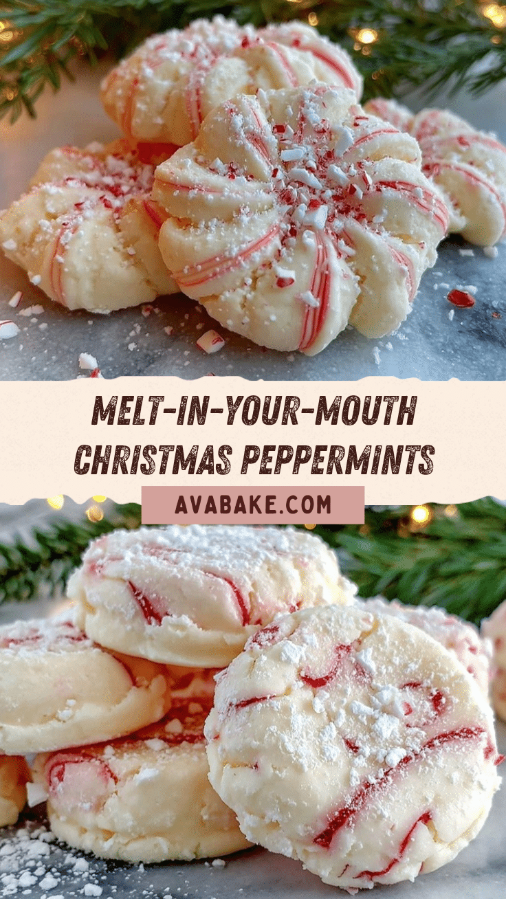 soft Christmas peppermints recipe