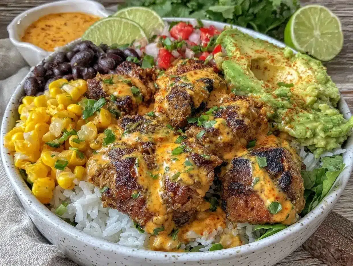 Southwest Chicken Burrito Bowls preparation steps