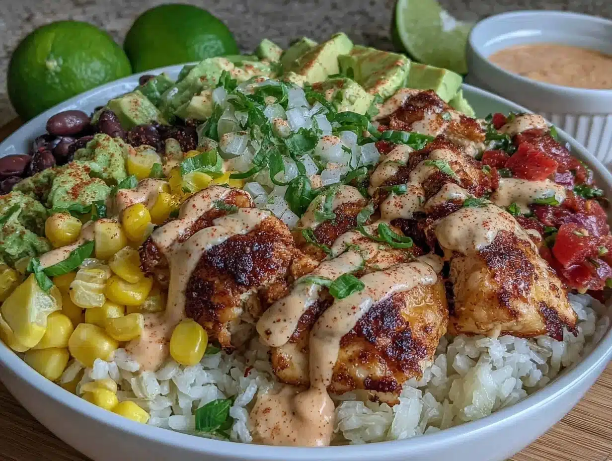 Southwest Chicken Burrito Bowls - featured image