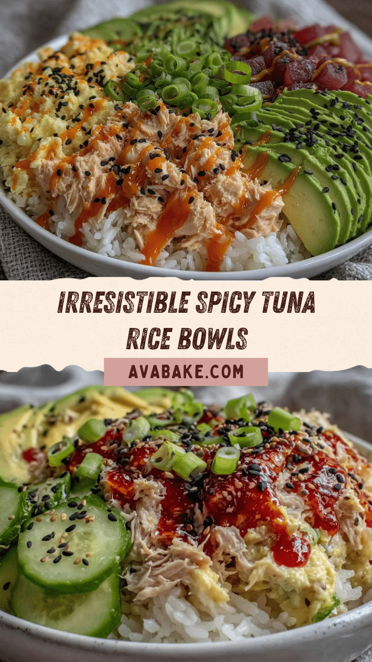 spicy tuna rice bowls recipe