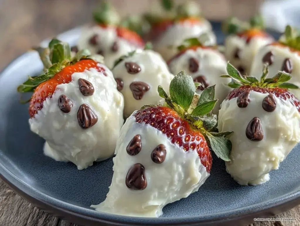 Spooky Ghost Strawberries - featured image