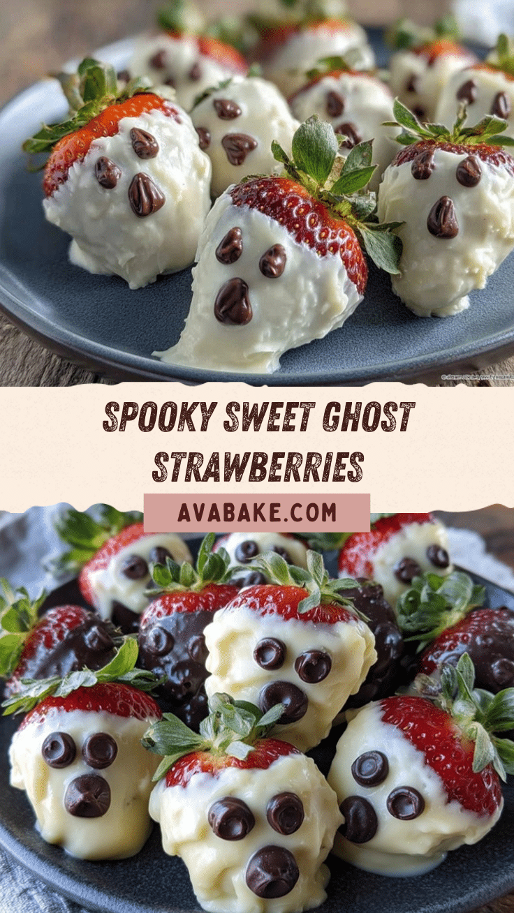 Spooky Ghost Strawberries recipe