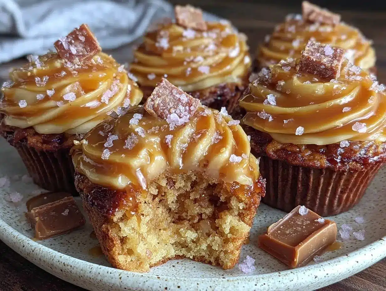 sticky toffee cupcakes preparation steps