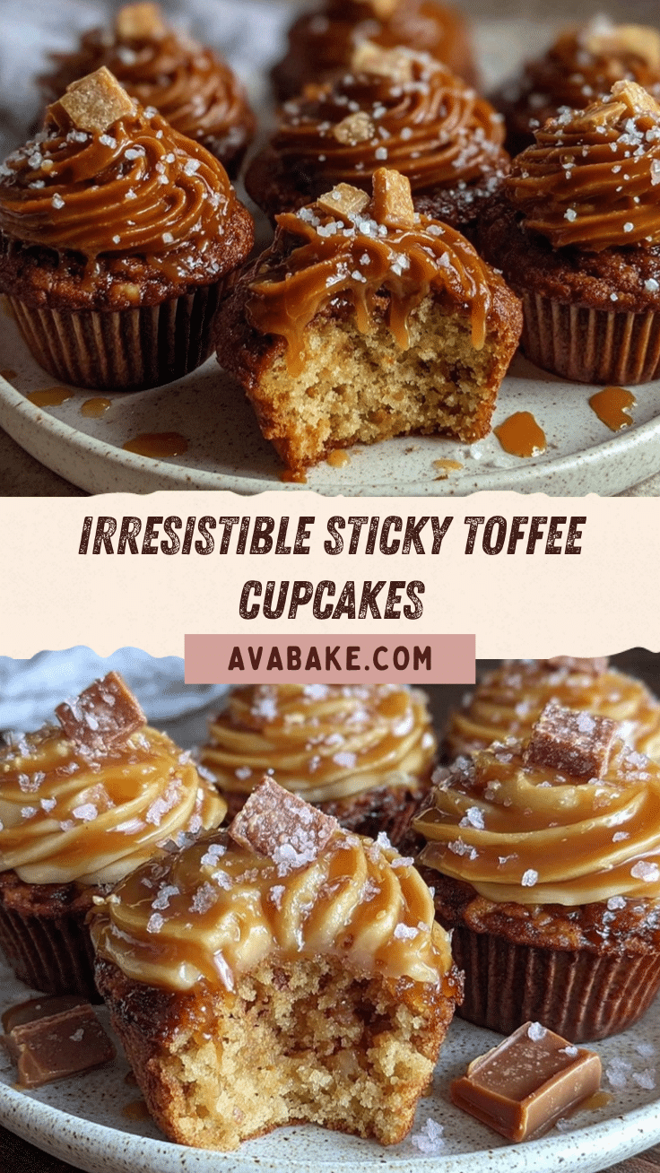 sticky toffee cupcakes recipe