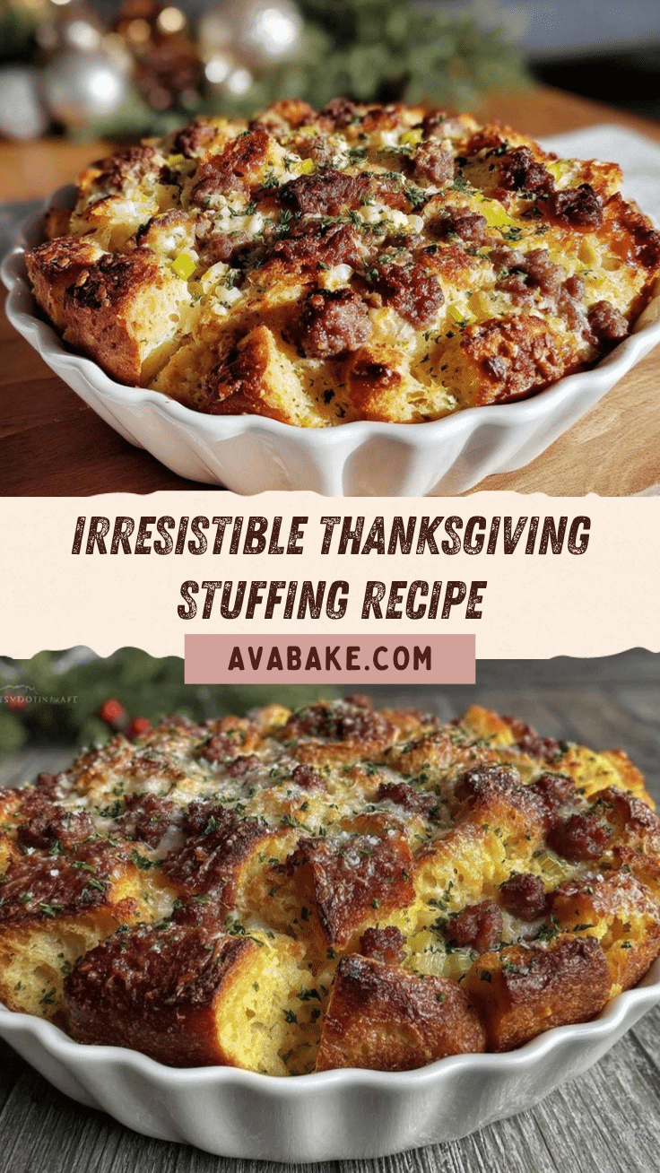 Thanksgiving stuffing recipe
