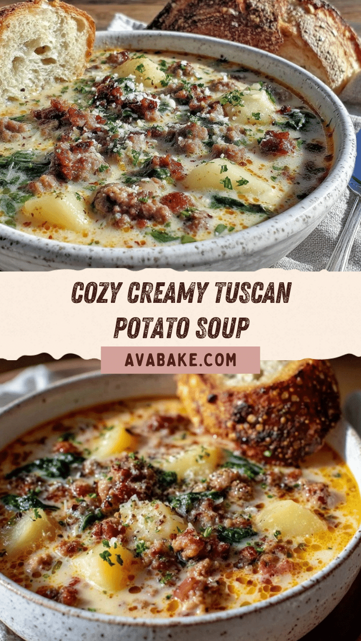Tuscan Sausage Potato Soup recipe