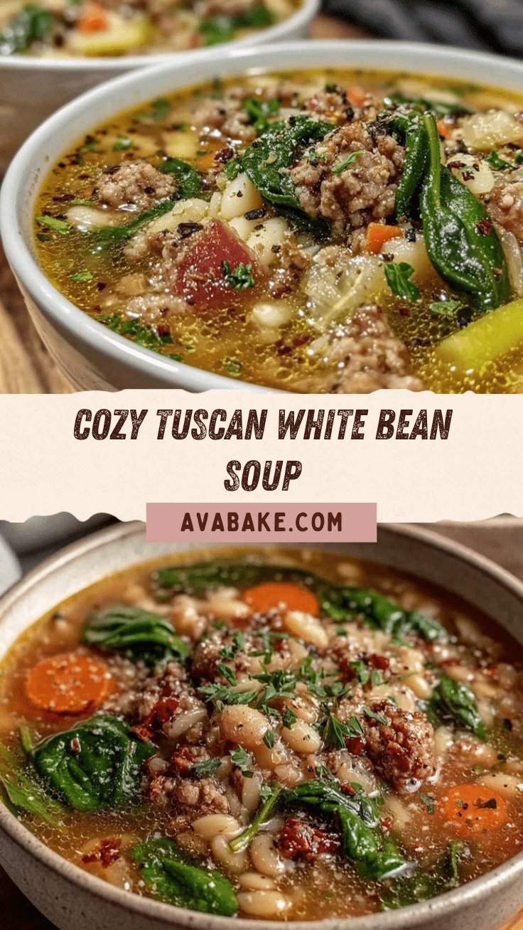 Tuscan White Bean Soup recipe