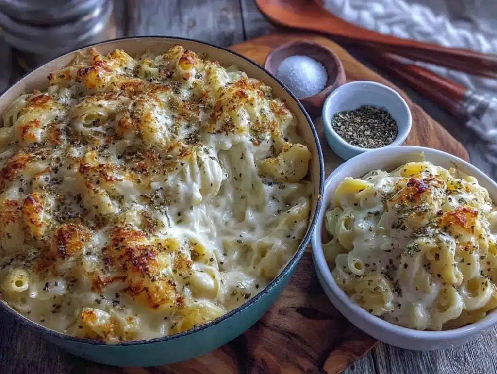 white cheddar mac and cheese - featured image