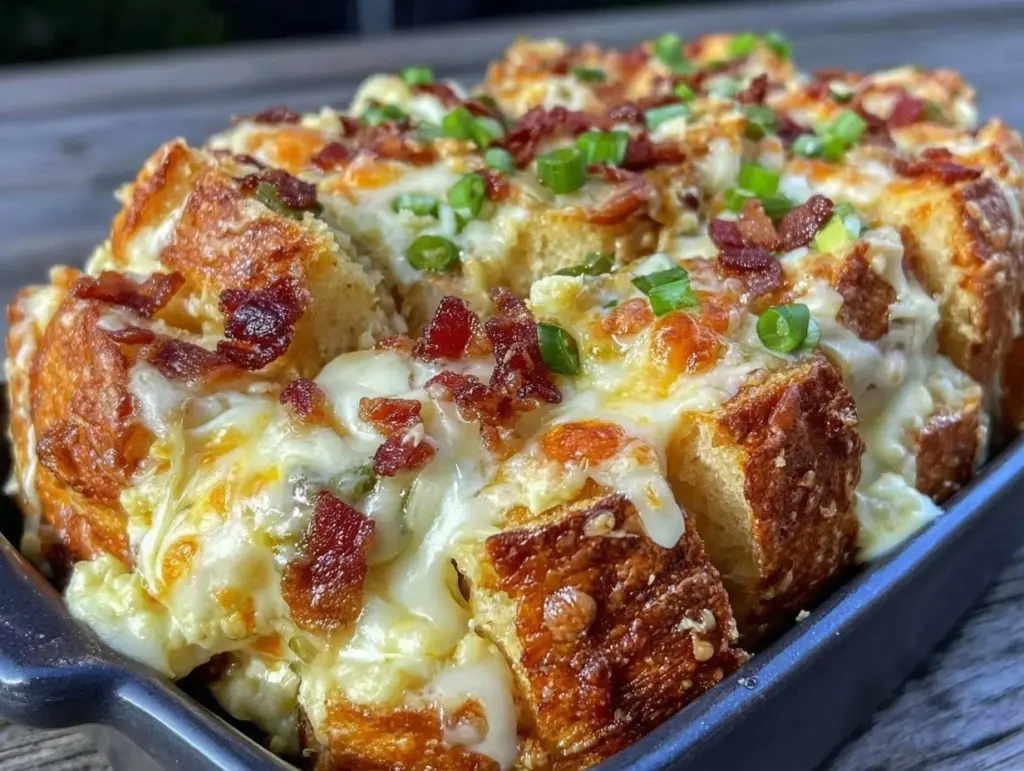 bacon jalapeno popper pull-apart bread - featured image