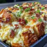 bacon jalapeno popper pull-apart bread - featured image