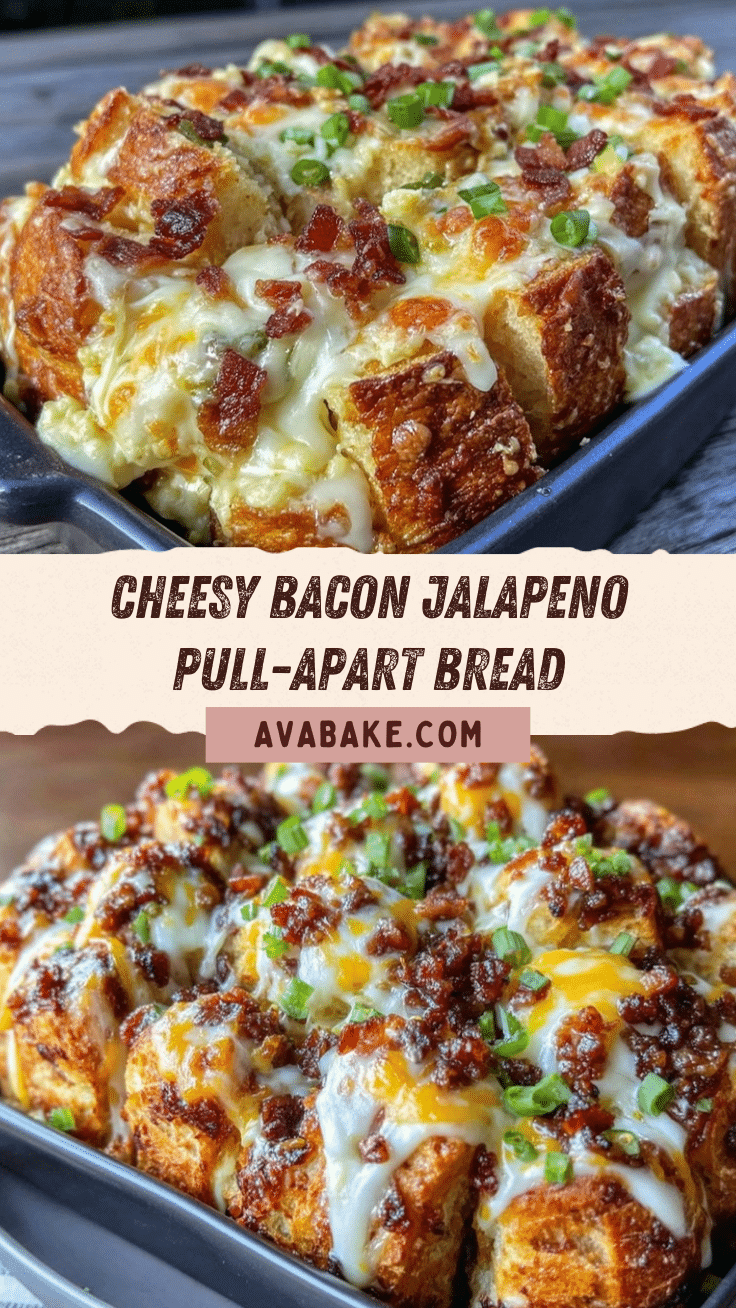 bacon jalapeno popper pull-apart bread recipe