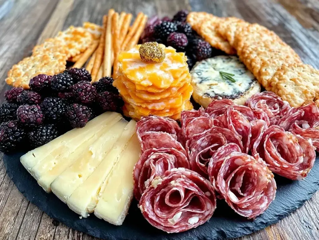 Black and Gold Charcuterie Board - featured image