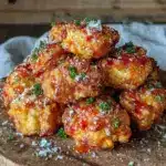 buffalo parmesan chicken poppers - featured image