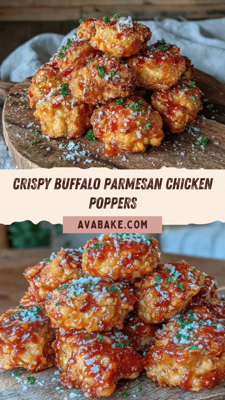 buffalo parmesan chicken poppers recipe