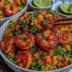 Cauliflower Fried Rice with Crispy Shrimp - featured image