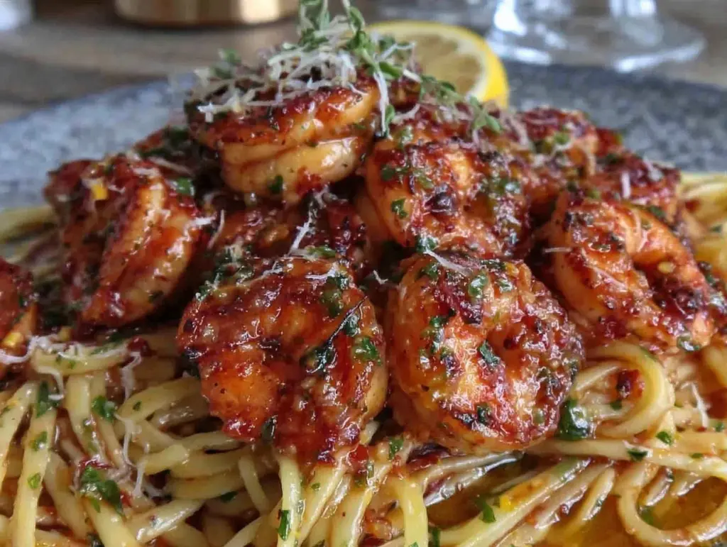 Champagne Shrimp Scampi - featured image