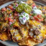Cheesy Beef Nachos Supreme - featured image