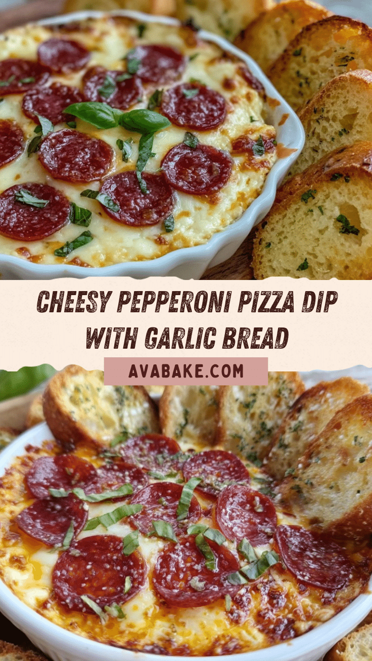 Cheesy Pepperoni Pizza Dip recipe