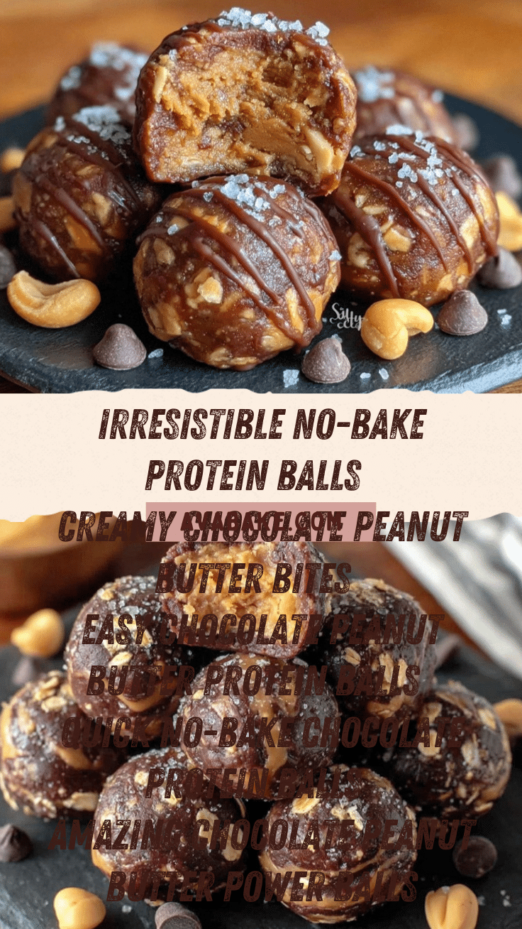 chocolate peanut butter protein balls recipe