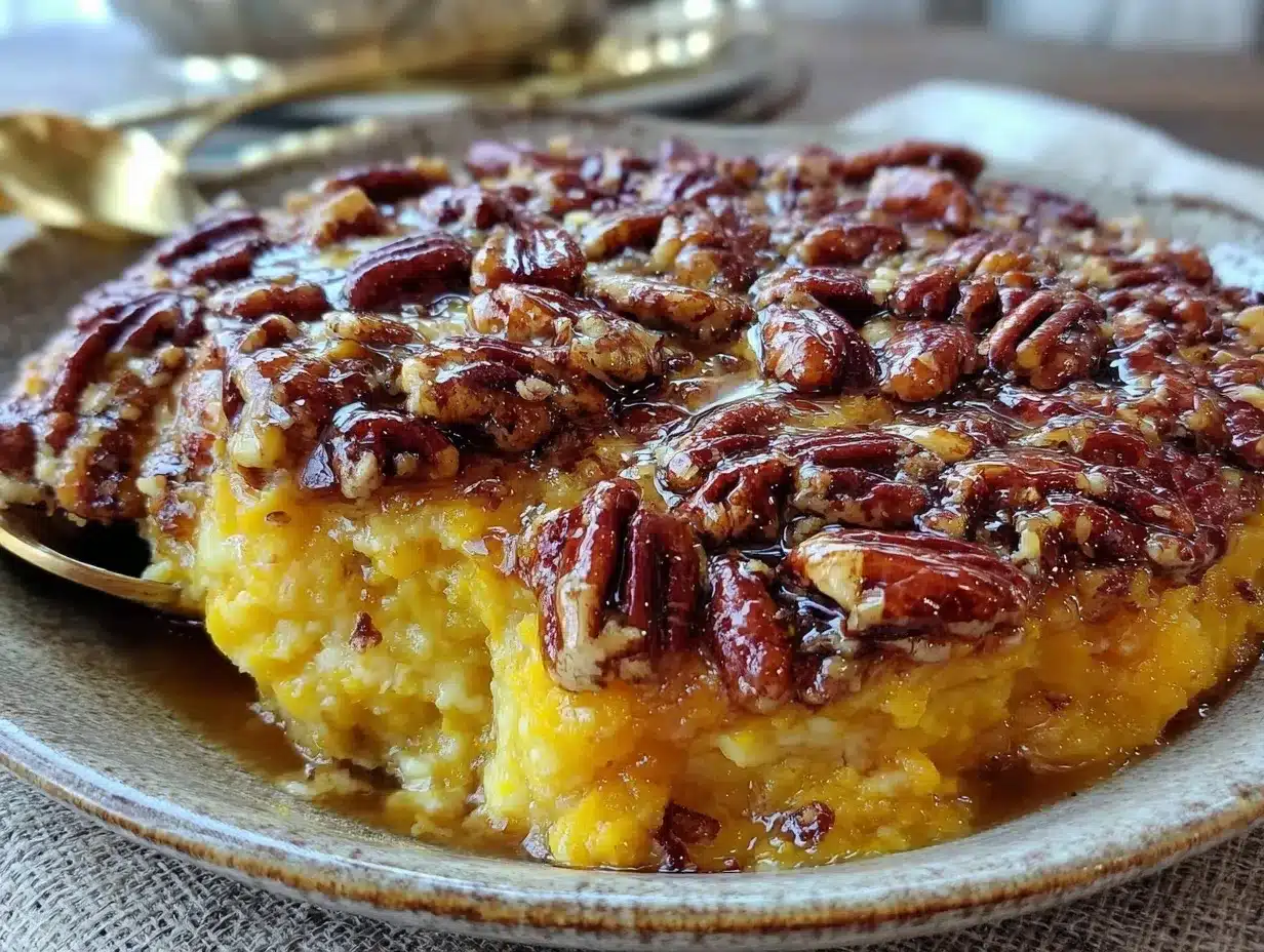 Creamy Maple Pecan Sweet Potato Casserole preparation steps