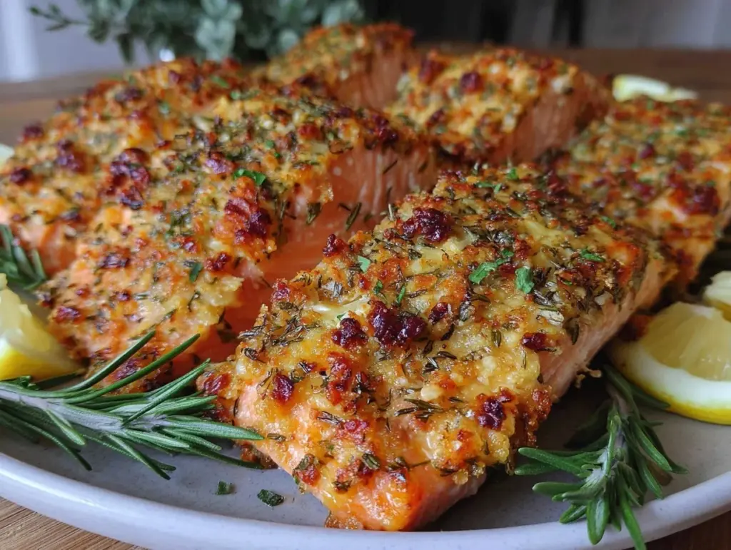 crispy air fryer salmon - featured image
