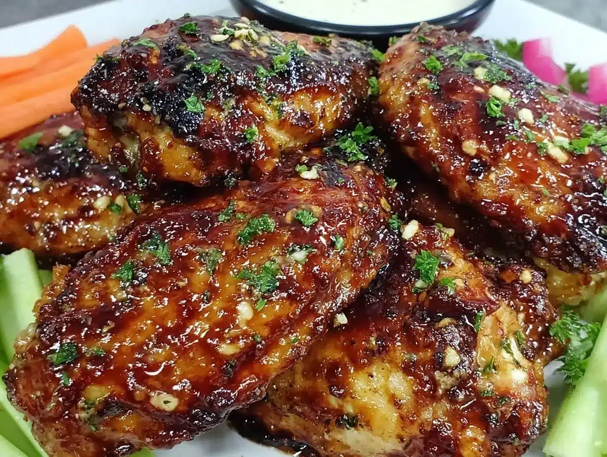 crispy baked chicken wings preparation steps