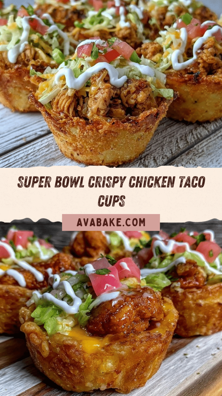 crispy chicken taco fry cups recipe